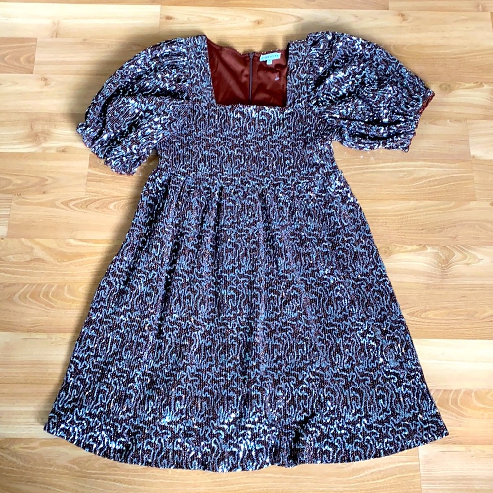 Moon River Sequin Cocktail Dress